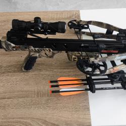 Arbal&egrave;te Hori-zone bedlam 215lbs 400fps + 10traits &eacute;tat neuf