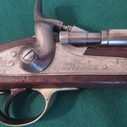 Mosquton de Artilherie   A TABATIERE ENFIELD-SNIDER,  ANGLAISE  1853  , deux bandes .