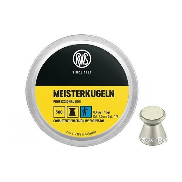 Plombs RWS Meisterkugeln Pistol diam�tre 4.50 par 5 000