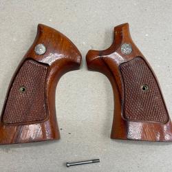Plaquettes Bois - Smith & Wesson K/L Square Butt