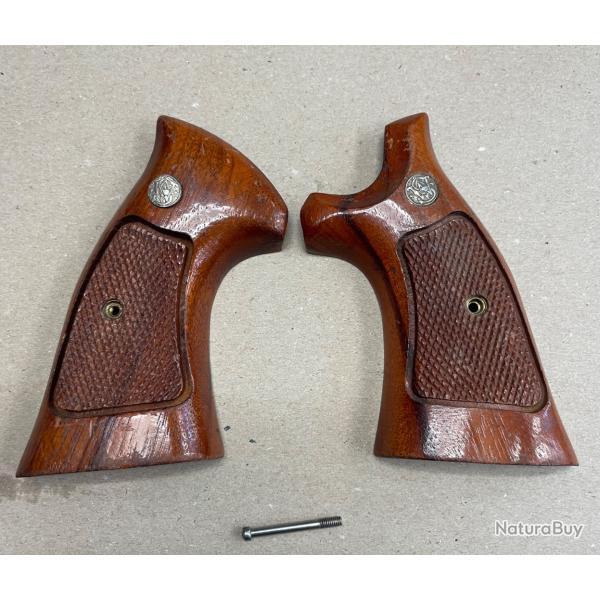 Plaquettes Bois - Smith & Wesson K/L Square Butt