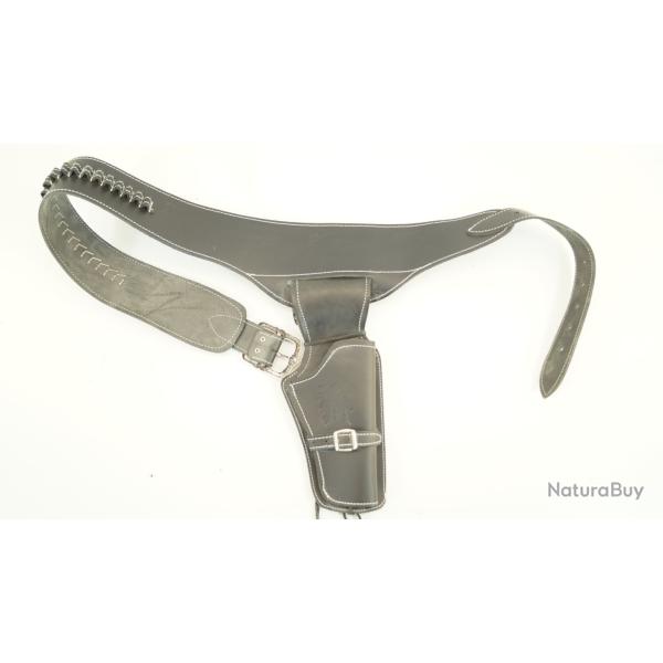holster cuir cowboy noir occasion
