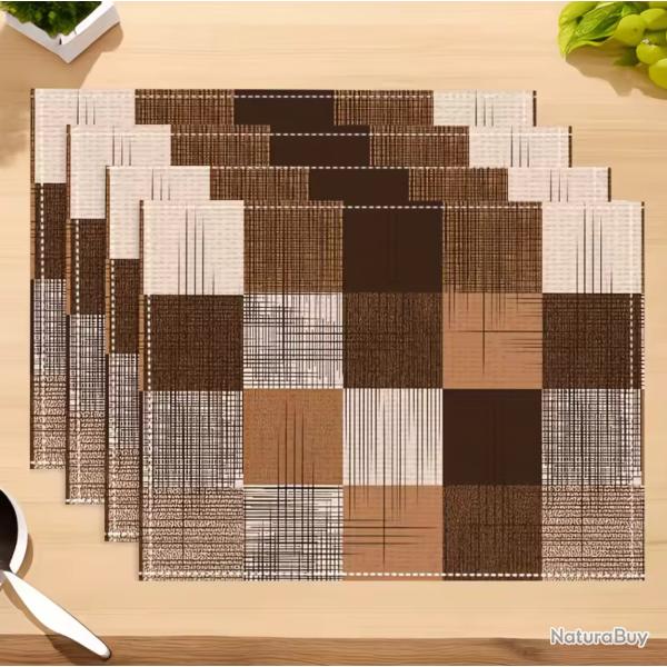 8 Set de Table en LIN Tiss�