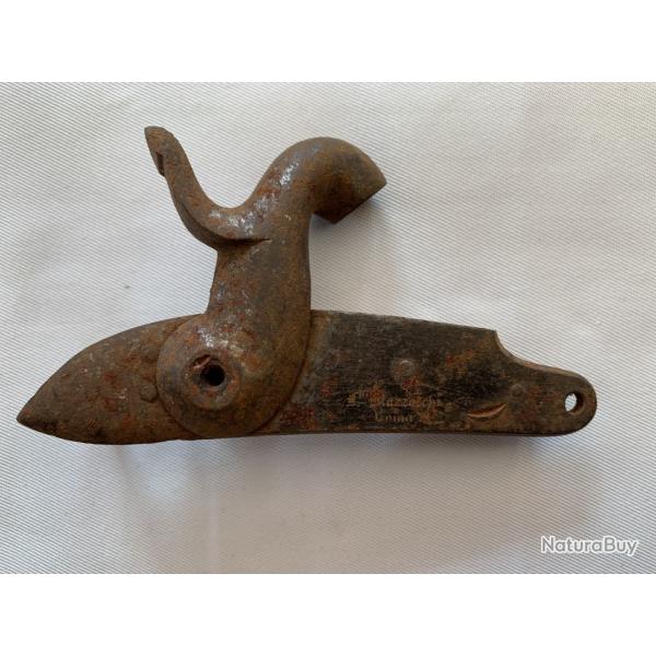 Platine de pistolet � percussion