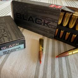 Vends 2 bo&icirc;tes Munition Hornady Black 300 black-out 208gr Amax subsonique