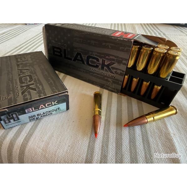 Vends 2 bo�tes Munition Hornady Black 300 black-out 208gr Amax subsonique