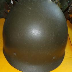 CASQUE MILITAIRE LEGER DE L'ARMEE B.W ALLEMAGNE DE L'OUEST TYPE O.T.A.N , U.S , TAILLE 59-61,PEU SE