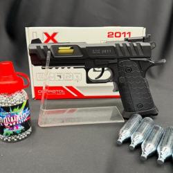 Pack pr&ecirc;t a tirer PISTOLET UX 2011 CO2 CAL BB/4.5MM