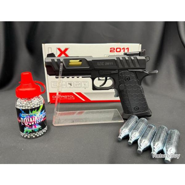 Pack pr�t a tirer PISTOLET UX 2011 CO2 CAL BB/4.5MM