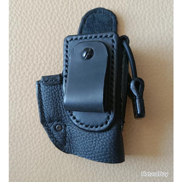 holster cuir droitier pour Glock 26