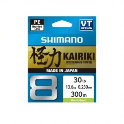 Tresse SHIMANO Kairiki 8+ Green 300m &Oslash; 0.06mm