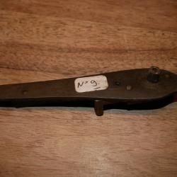 Platine arri&egrave;re de fusil &agrave; percussion