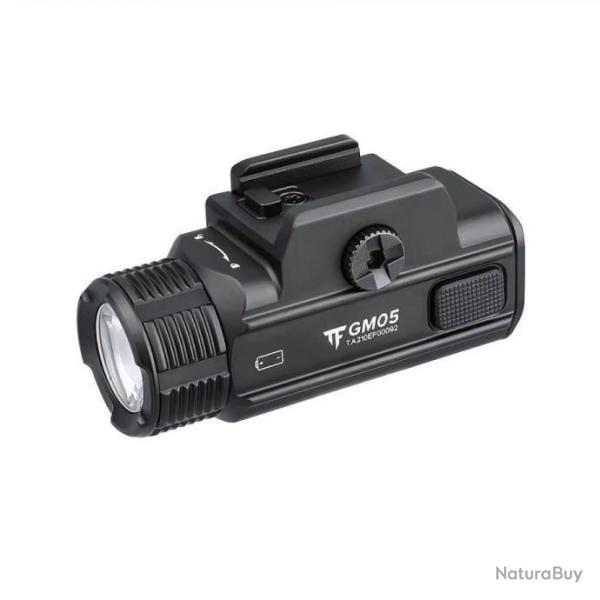 Lampe GM05 1050 Lumens IP65 Rechargeable LED Rail Glock Picatinny Trustfire