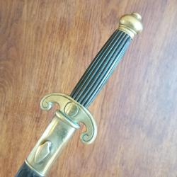 Rare dague de marine second empire  COULEAUX &Agrave; KLINGENTHAL