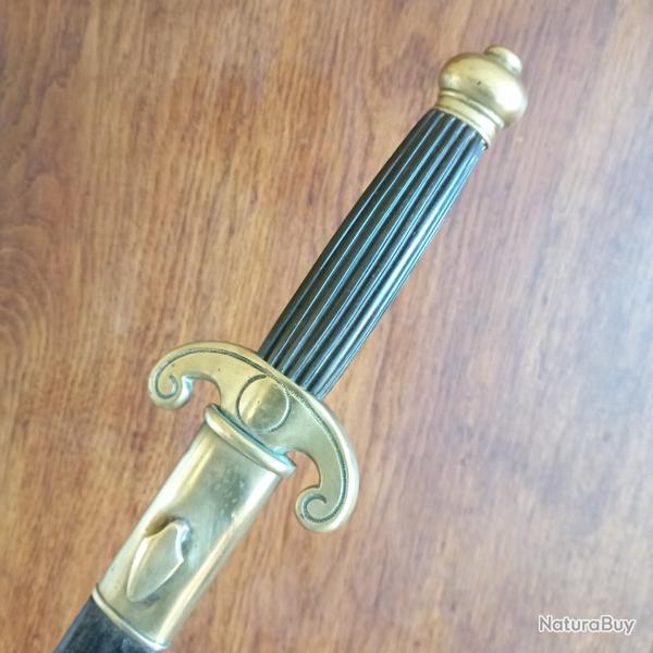 Rare dague de marine second empire  COULEAUX � KLINGENTHAL