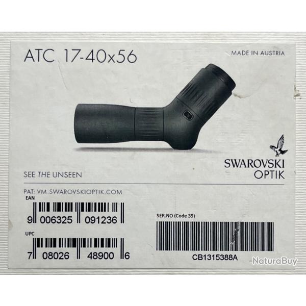 Longue vue Swarovski ATC 17-40x56