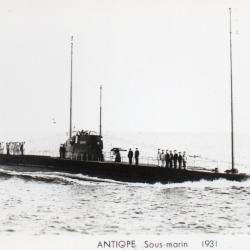 Carte postale sous-marin ANTIOPE 1931 -N&deg;7893