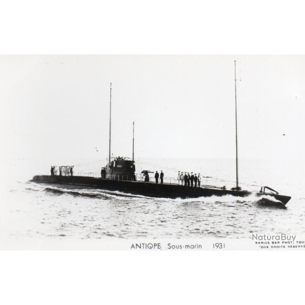 Carte postale sous-marin ANTIOPE 1931 -N�7893