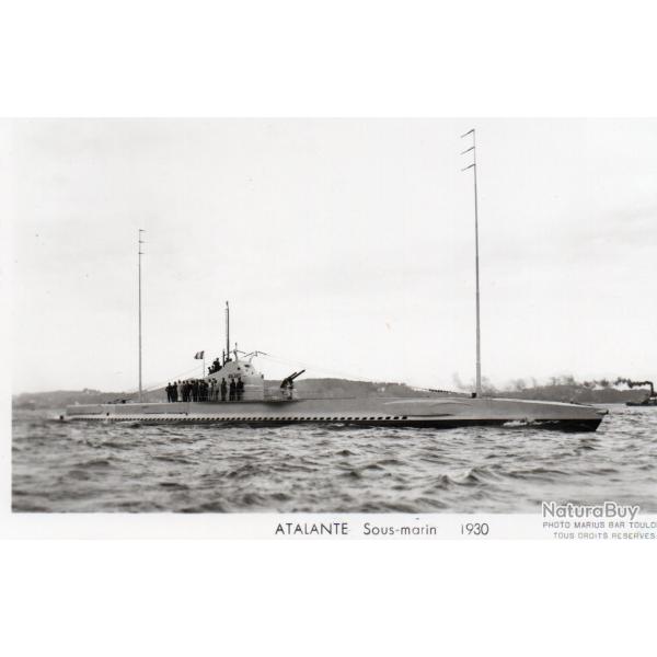 Carte Postale Sous-marin ATALANTE 1930 -N�7894