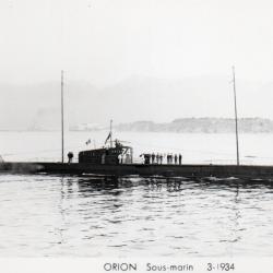 Carte postale sous-marin Orion 1934 -N&deg;7896