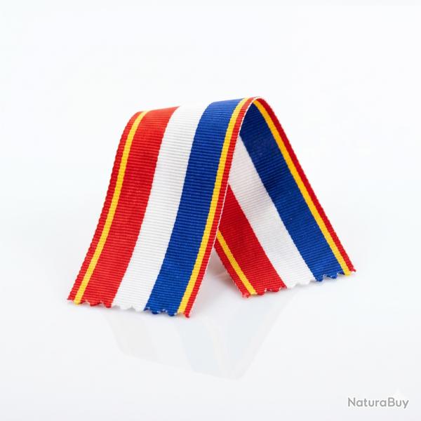 Ruban de m�daille D�l�gation Lafayette Foch 1920 - Longueur 15 cm -Reproduction