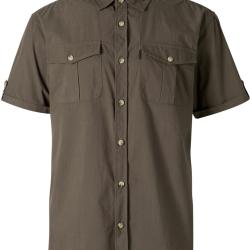Chemise &agrave; manches courtes Safari Couleur Dark Olive