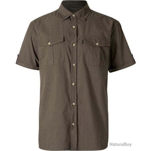 Chemise � manches courtes Safari Couleur Dark Olive