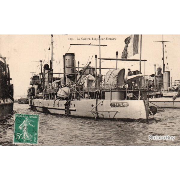 Carte postale du Contre-Torpilleur Etendard -N�7903