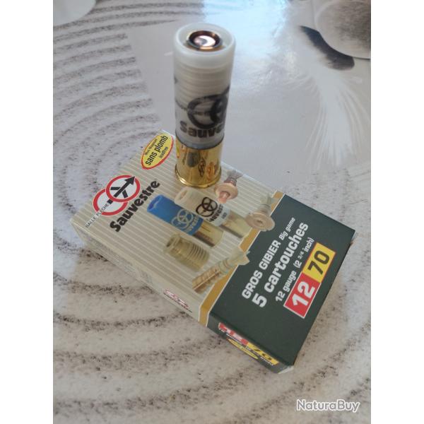 Balle fleche Sauvestre - sans plomb - cal 12/70