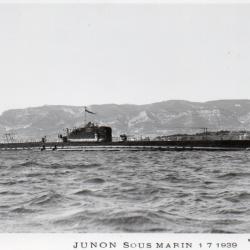 Carte postale sous-marin Junon -N&deg;7907