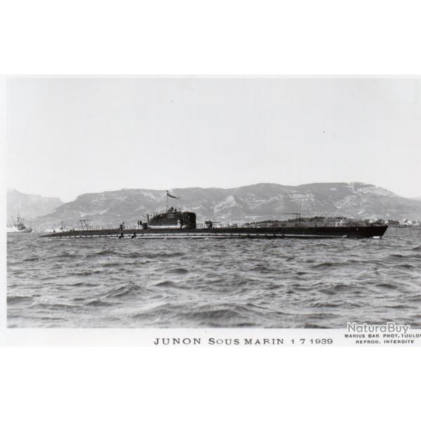 Carte postale sous-marin Junon -N�7907