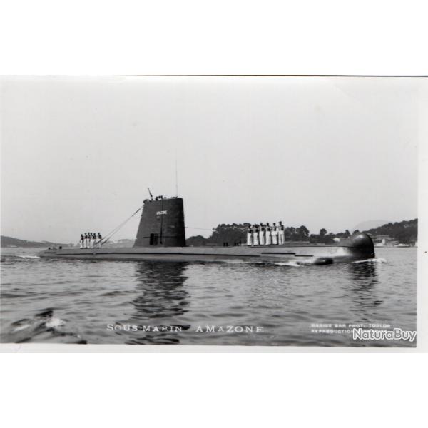 Carte postale sous-marin Amazone N�7908