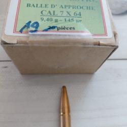Ogives FIP SAUVESTRES - CAL 7X64 - Balle d'approche