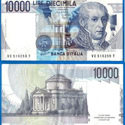 Italie 10000 Lire 1984 Volta Billet Europe Lires