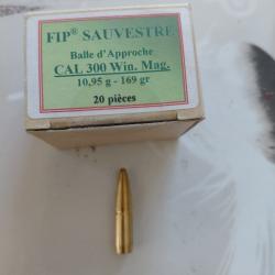 Ogives FIP SAUVESTRES - CAL 300 win - Balle d'approche