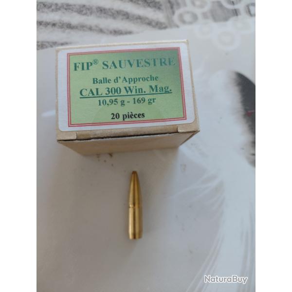Ogives FIP SAUVESTRES - CAL 300 win - Balle d'approche