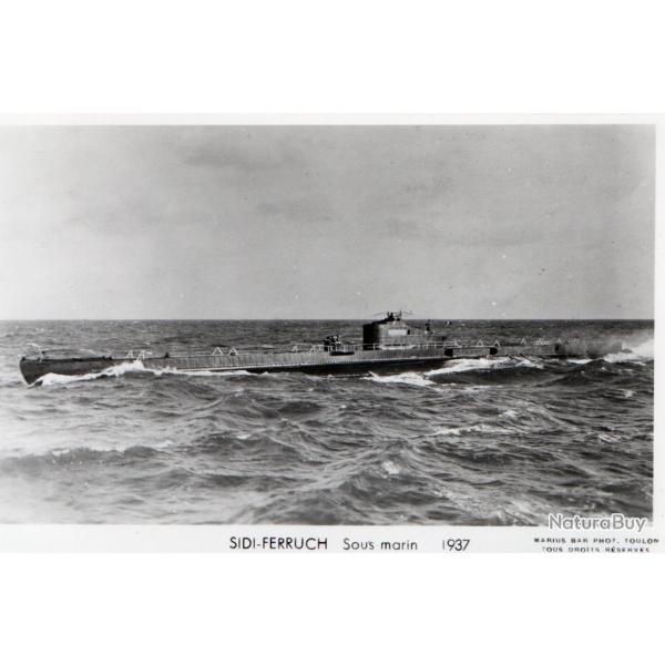 Carte Postale Sous-marin Sidi-Ferruch 1937 -N�7909