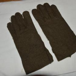 GANTS AMERICAINS US ARMY-LAINE & CUIR-LIBERATION-DEBARQUEMENT-PROVENCE-LORRAINE-VOSGES