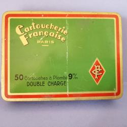 ! BOITE COMPLETE 9mm FLOBERT CARTOUCHERIE FRANCAISE  EN TRES BON ETAT POUR LA COLLECTION .
