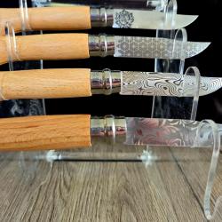 Opinel / Gravure Laser sur lameDesign geometrie