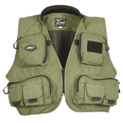 Gilet de P&ecirc;che JMC Diplomat V2 Olive Olive XS