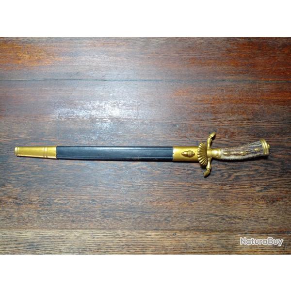 Dague de luxe - chasse ou v�nerie - d�but 20e si�cle, Eickhorn Solingen 1935 - Allemagne - TBE