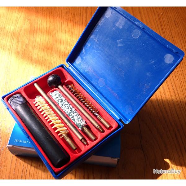 ACCESSOIRES POUR ENTRETIEN DES ARMES DE POINGS - 1 KIT COMPLET AVEC BAGUETTES DE NETTOYAGE EN LAITON