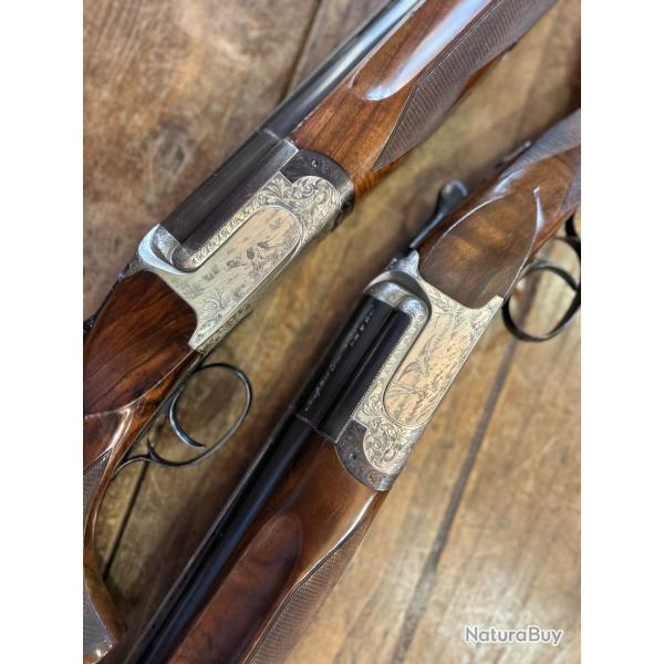 Paire de Perazzi calibre 12/70, canons de 70 cm.