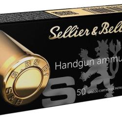 Cartouches Sellier & Bellot 25 ACP FMJ 50grs 3.3g x50
