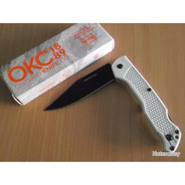 Couteau pliant ONTARIO Camp plus forest