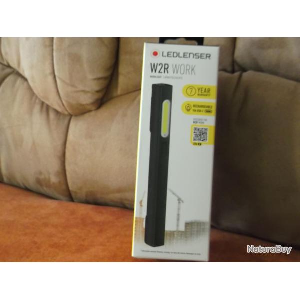Lampe LEDLENSER W2R WORK 220.lumens rechargeable