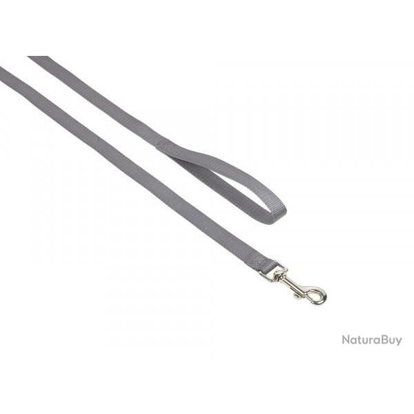 LAISSE NYLON CLASSIC NOBBY S-M GRIS