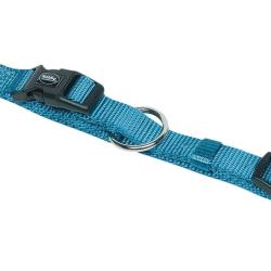 COLLIER CLASSIC NYLON NOBBY S-M BLEU CIEL