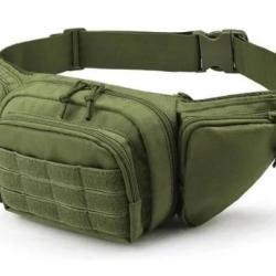 Sacoche banane tactique - Kaki - v1 - Livraison gratuite (1)